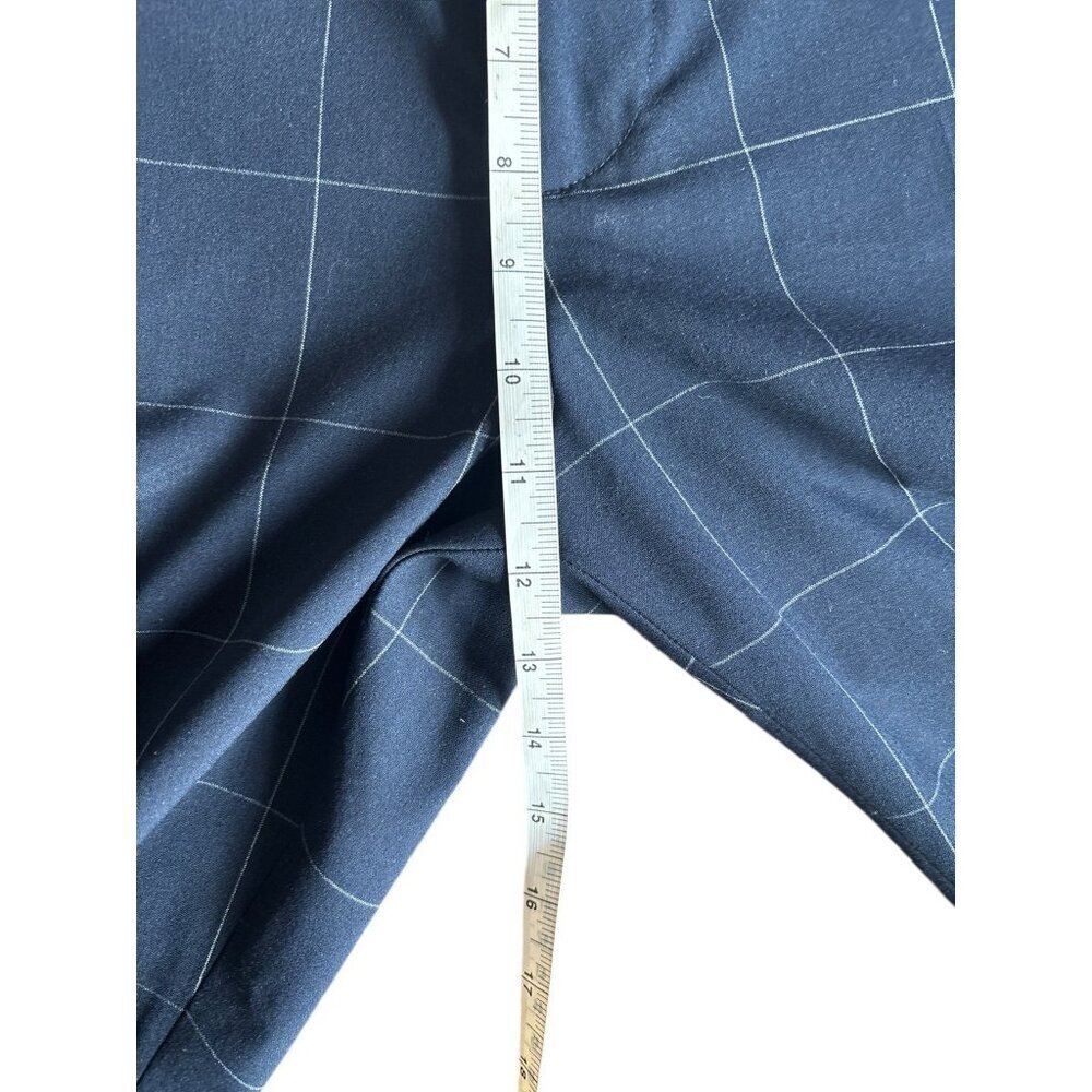 H&M Women's Navy Blue Slim Fit Coupe Pants - Picture 7 of 7